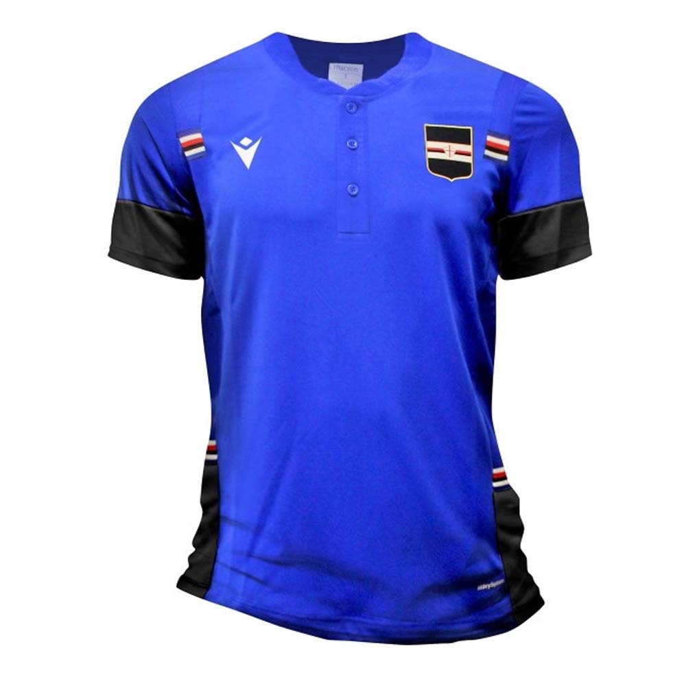 Click to view product details and reviews for 2020 2021 Sampdoria Travel Cotton Polo Shirt Blue.