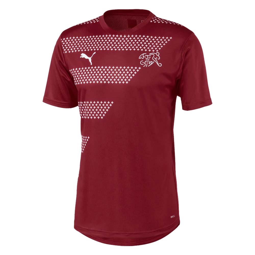 Click to view product details and reviews for 2020 2021 Switzerland Stadium Jersey Pomegranate.