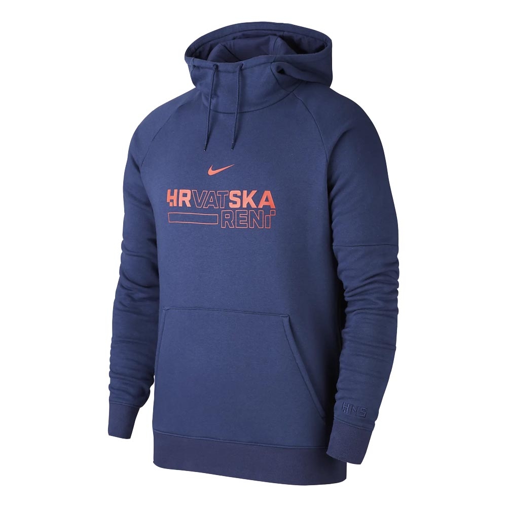 Click to view product details and reviews for 2020 2021 Croatia Fleece Hooded Top Navy.