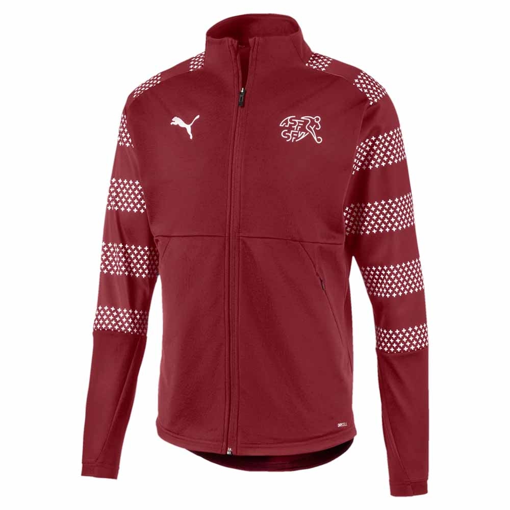 Click to view product details and reviews for 2020 2021 Switzerland Stadium Jacket Pomegranate.