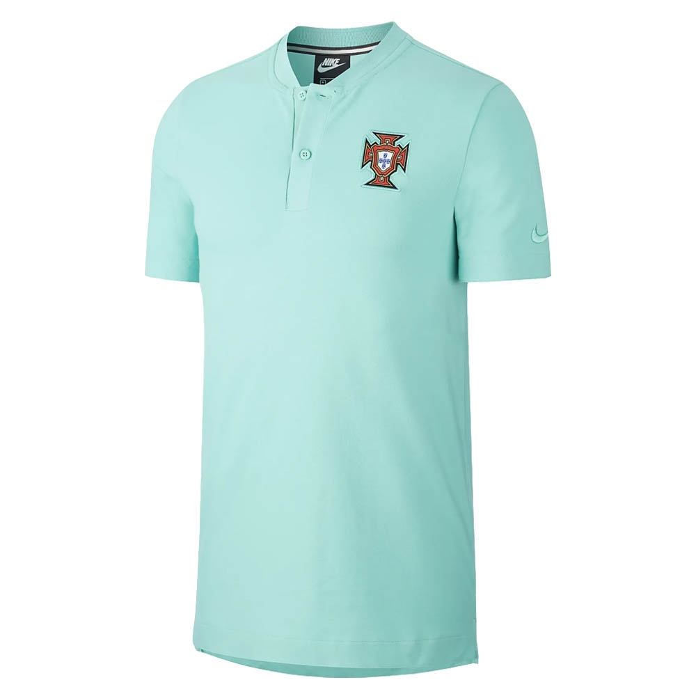 2020-2021 Portugal Authentic Polo Shirt (Mint)
