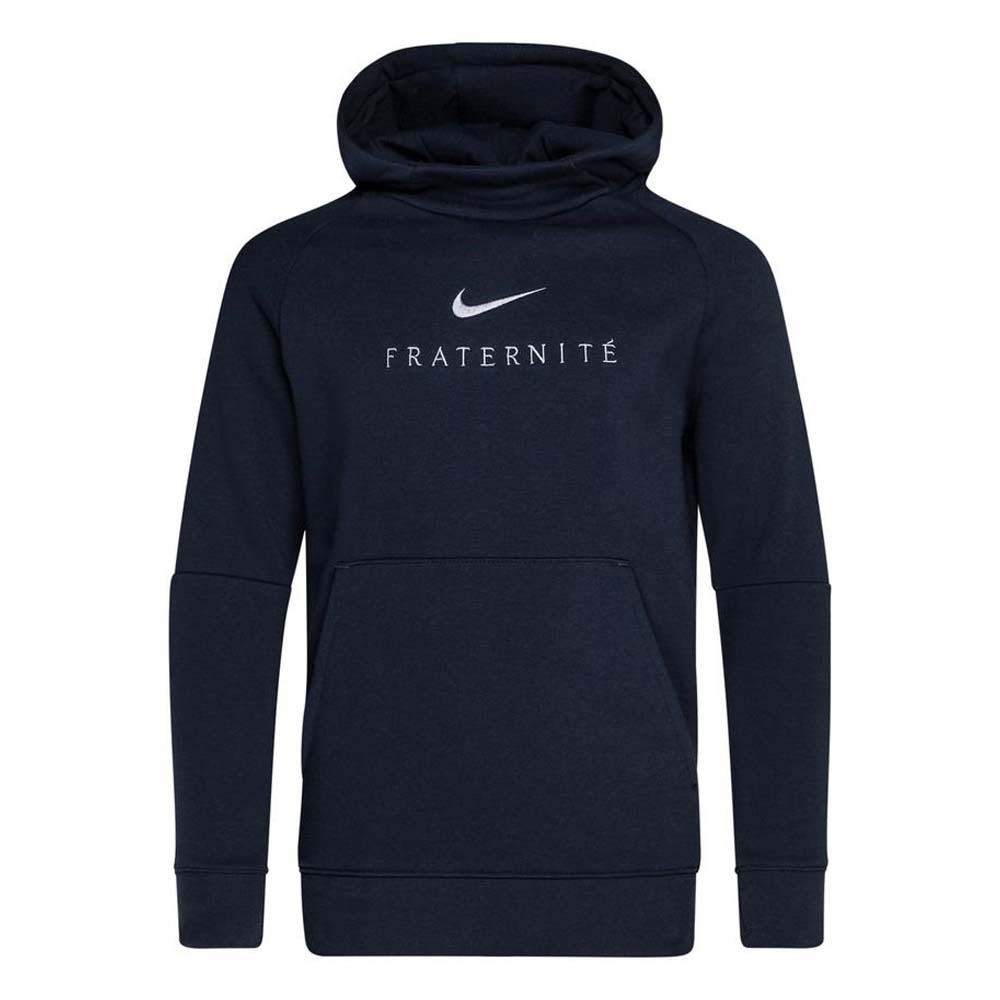 Click to view product details and reviews for 2020 2021 France Core Hooded Top Dark Obsidian Kids.
