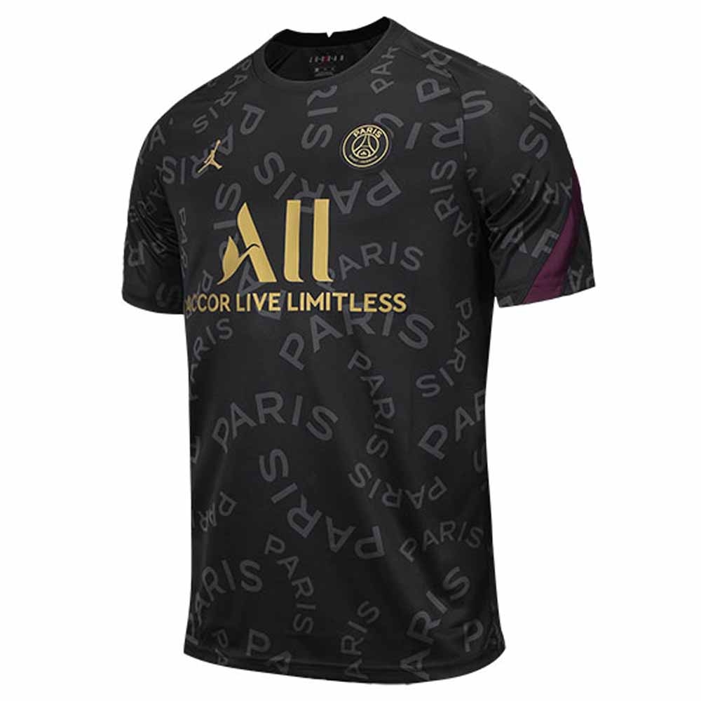 Click to view product details and reviews for 2020 2021 Psg Cl Pre Match Dry Training Shirt Black.