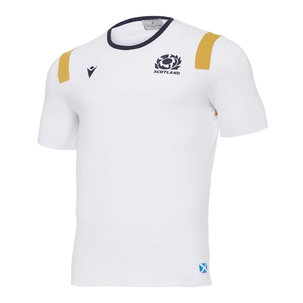 Click to view product details and reviews for 2020 2021 Scotland Official Travel Polycotton Shirt White.