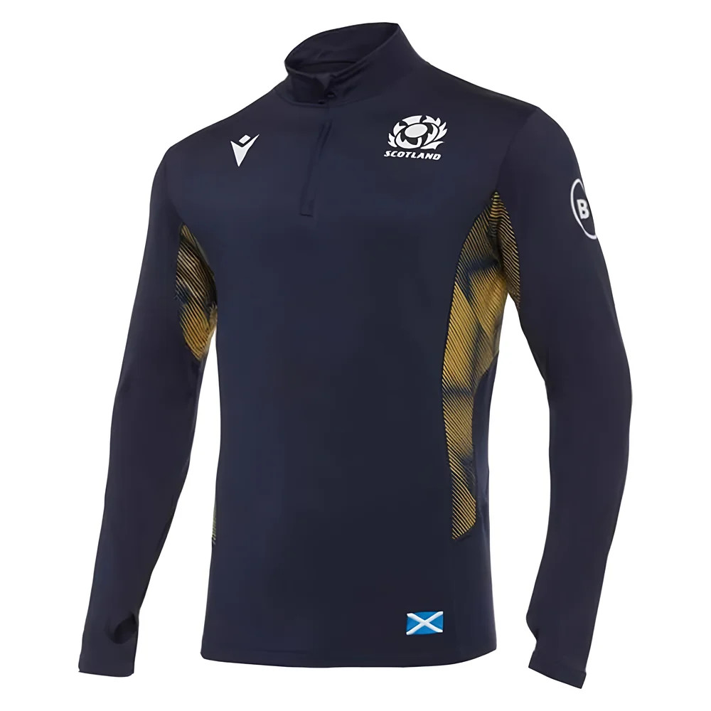 Click to view product details and reviews for 2020 2021 Scotland Half Zip Performance Softshell Navy.