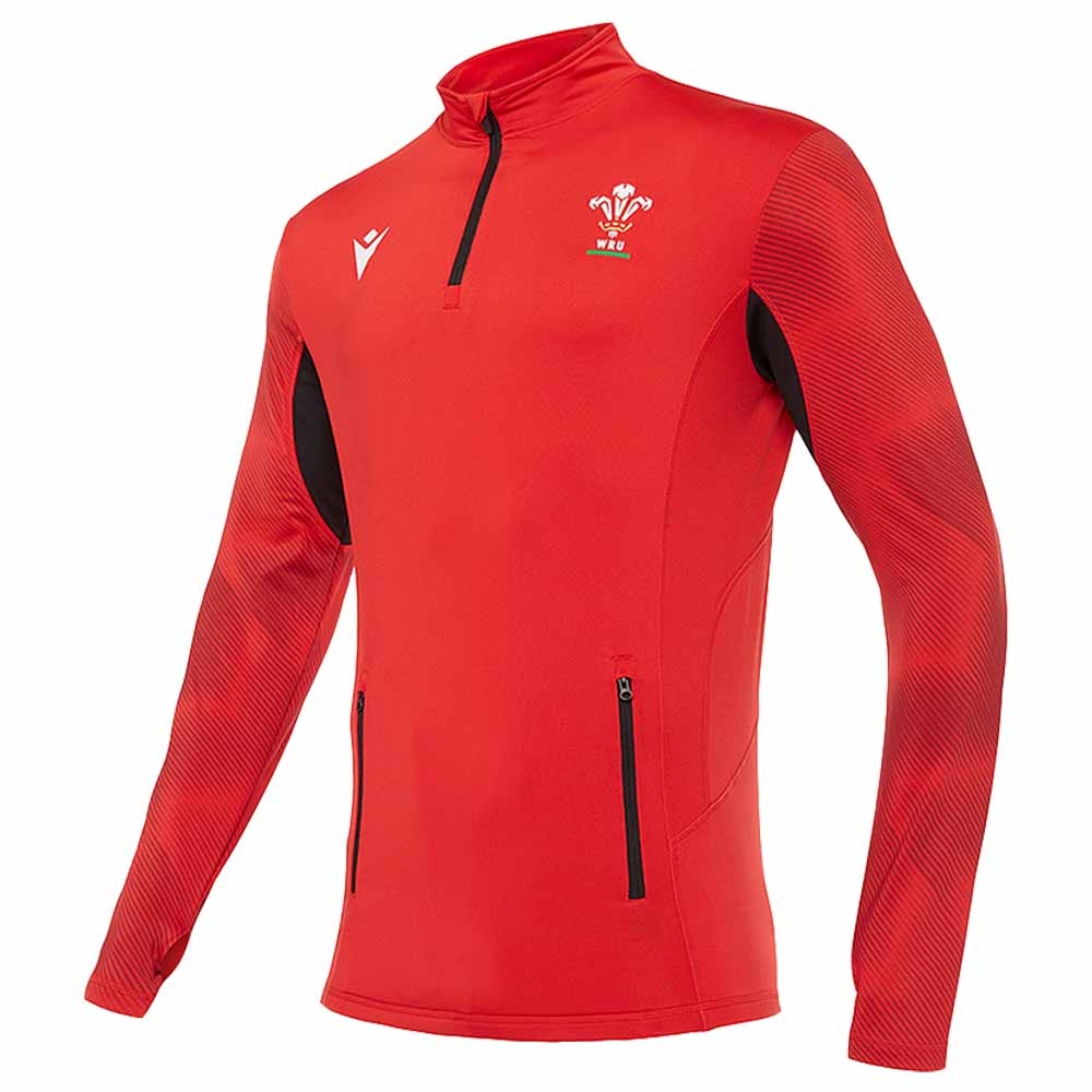 Click to view product details and reviews for 2020 2021 Wales Quarter Zip Softshell Jacket Red.