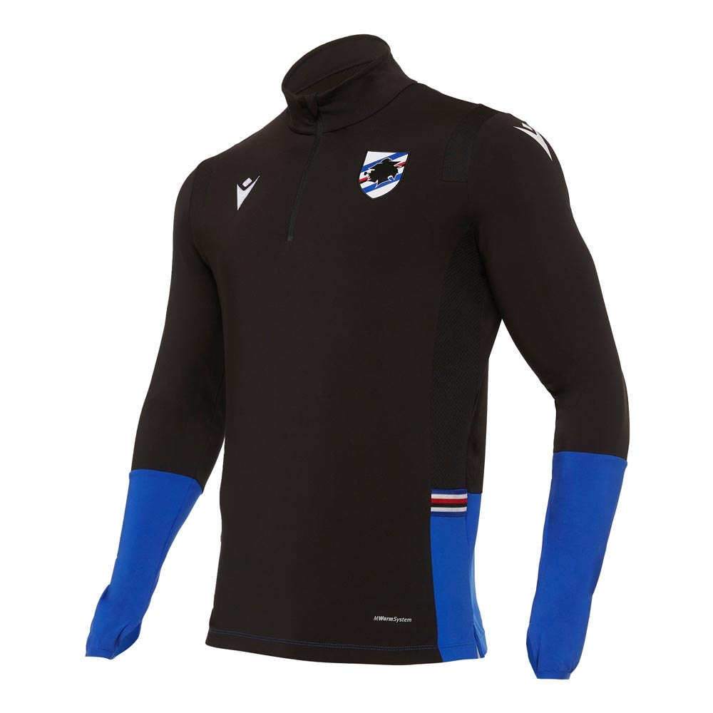 Click to view product details and reviews for 2020 2021 Sampdoria Quarter Zip Training Top Black.