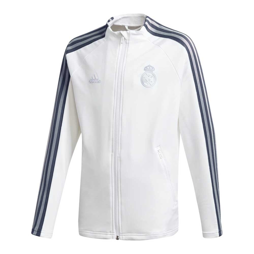Click to view product details and reviews for 2020 2021 Real Madrid Anthem Jacket White Kids.