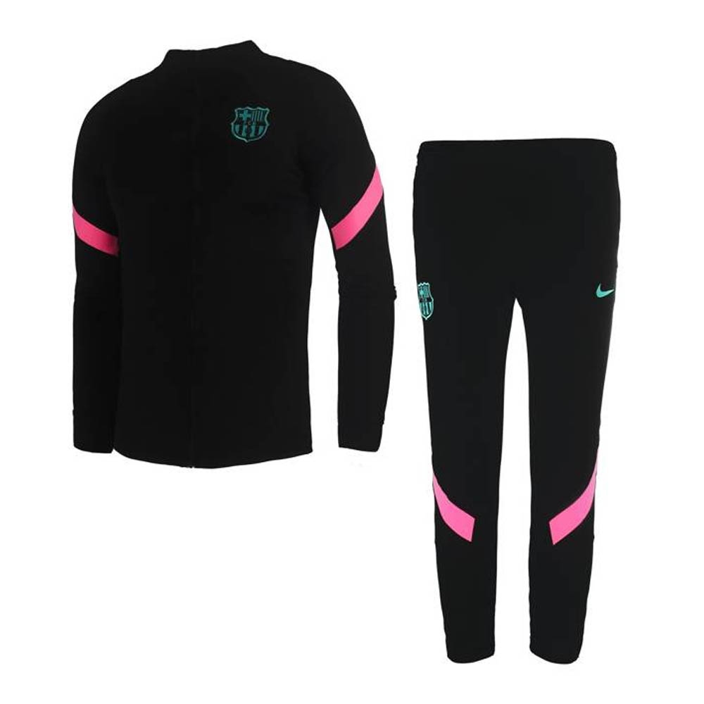 Click to view product details and reviews for 2020 2021 Barcelona Dry Strike Tracksuit Black Kids.