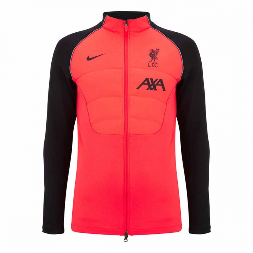 2020 2021 Liverpool Football Drill Jacket Crimson