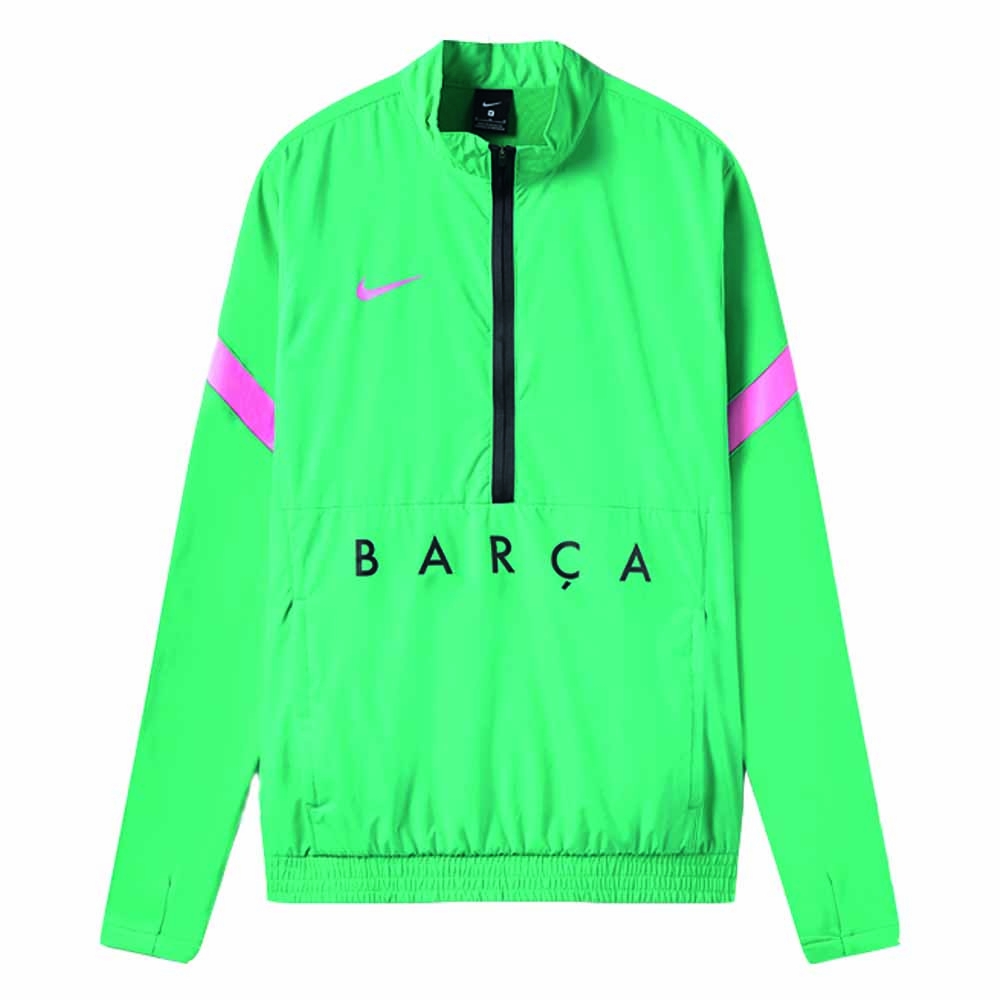 Click to view product details and reviews for 2020 2021 Barcelona Woven Track Jacket Green.