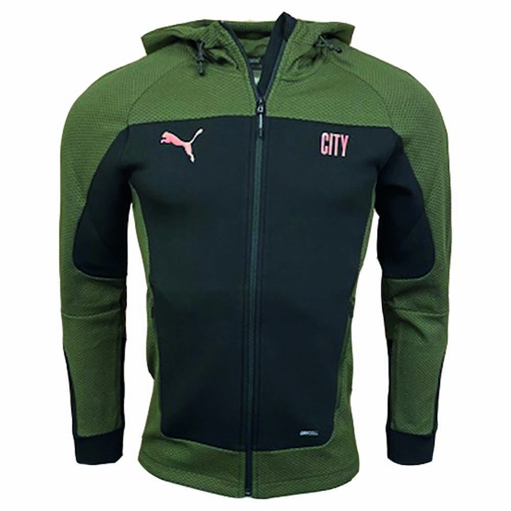 Click to view product details and reviews for 2020 2021 Man City Evostripe Hooded Jacket Black.