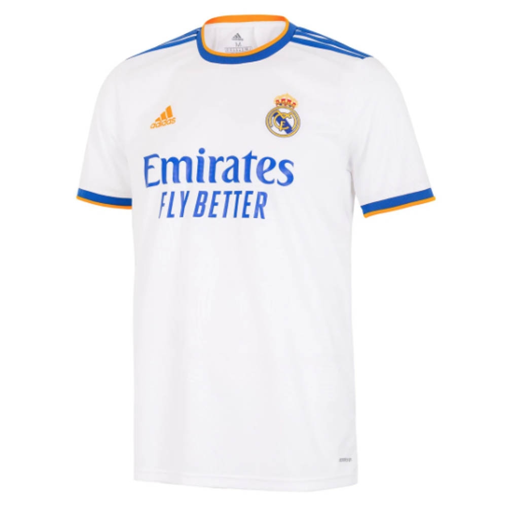 Adidas Real Madrid Home Shirt 2021-22 with Hazard 7 Printing