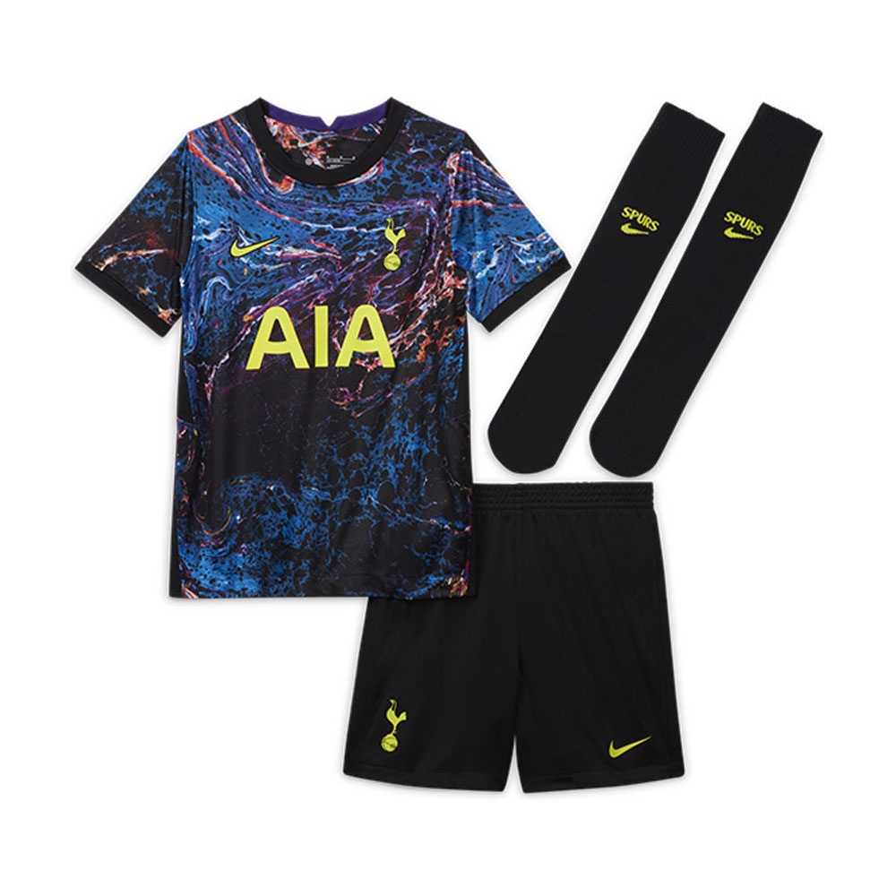 Nike 2021-2022 Tottenham Away Little Boys Mini Kit