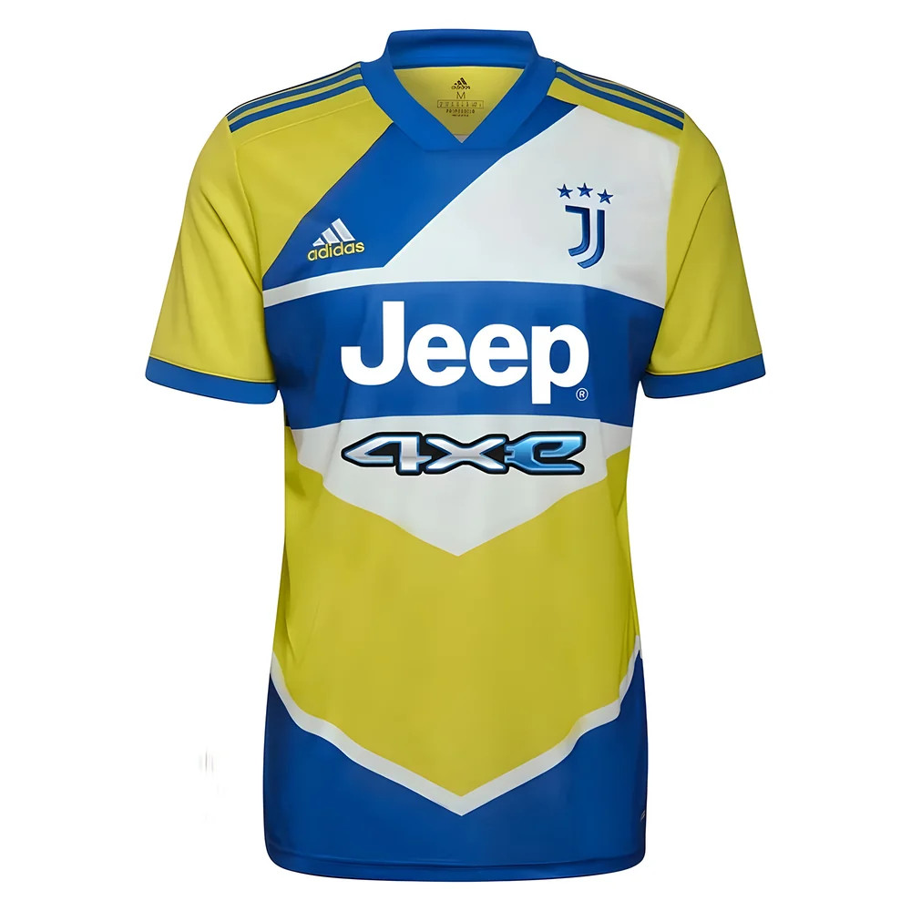 '21-'22 Juventus Third Shirt Polyester Made By: Adidas Men's Yellow Large