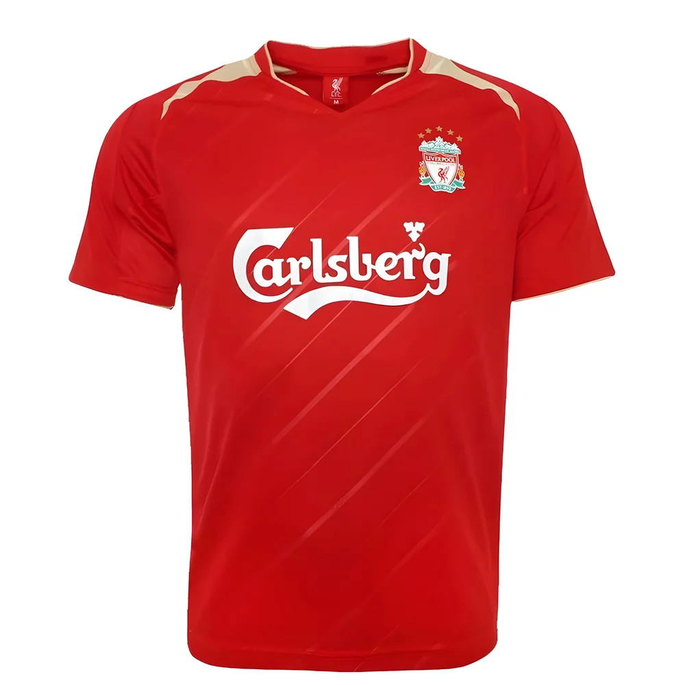 '05-'06 Liverpool Home Cl Retro Shirt Polyester Men's Red Small