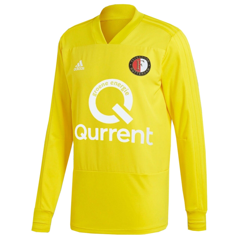 2017-2018 Feyenoord Sleeve Training Jersey (Yellow) [EV7527] - Uksoccershop