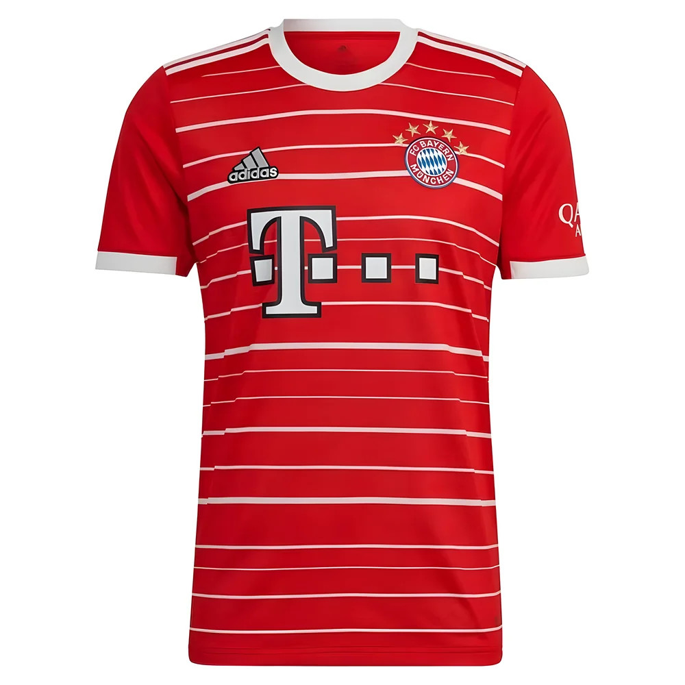 '22-'23 Bayern Munich Home Shirt (Kids) (Mane 17) Polyester Sadio Mane Made By: Adidas Unisex Kids Red Size 7-8