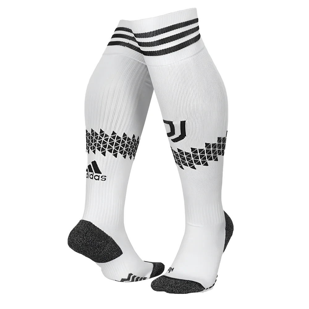 '22-'23 Juventus Home Socks (White) Polyester Made By: Adidas Men's White Large