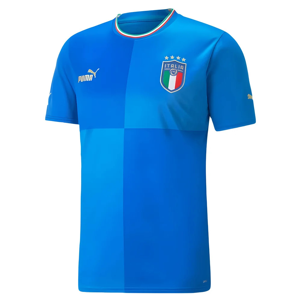 '22-'23 Italy Home Shirt Polyester Made By: Puma Men's Blue Small