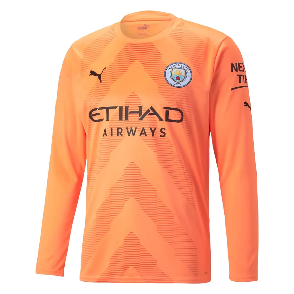 2022-2023 Man City LS Goalkeeper Shirt (Neon Citrus) [76574699] -  Uksoccershop