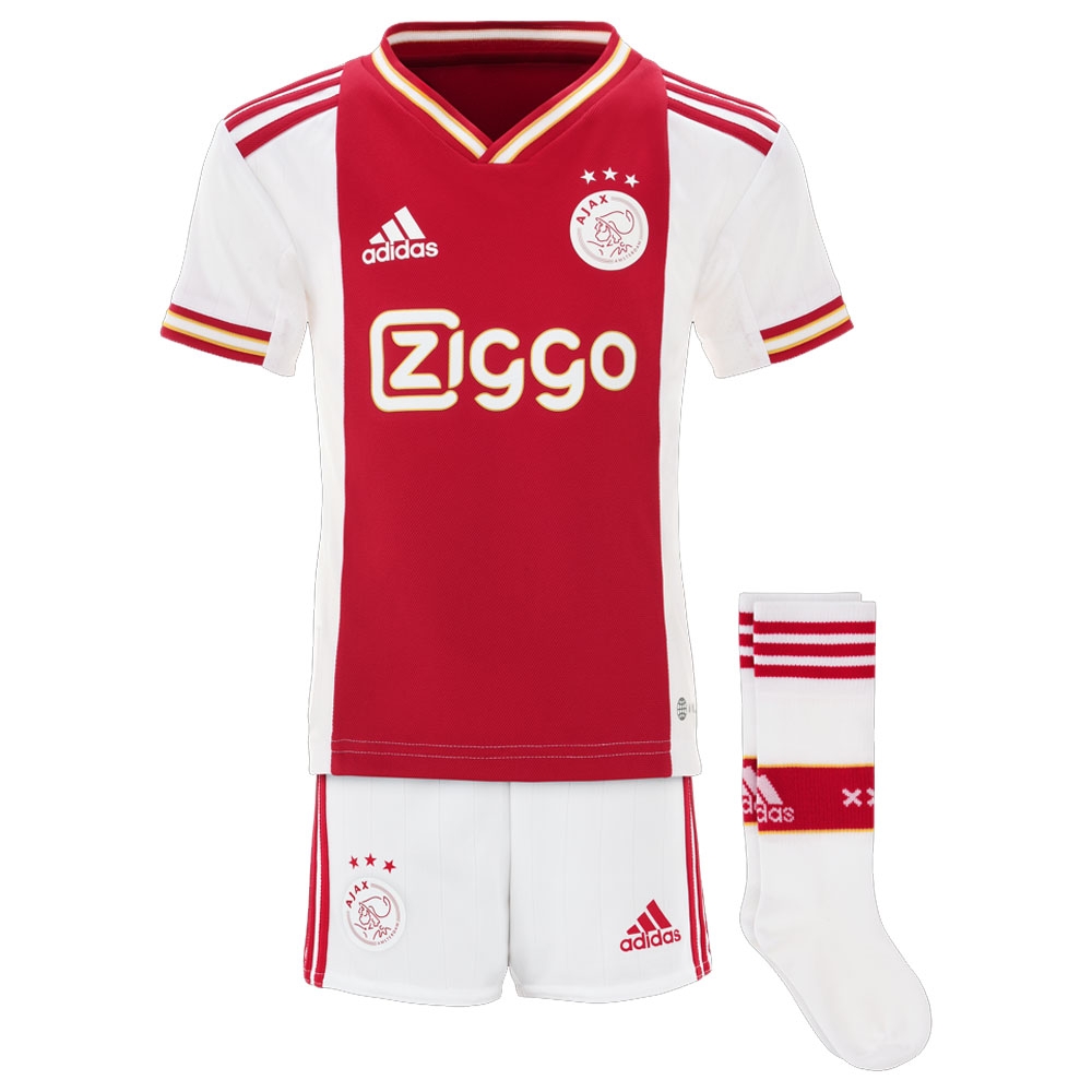 20222023 Ajax Home Mini Kit from Adidas Buy from UK on The UK High Street