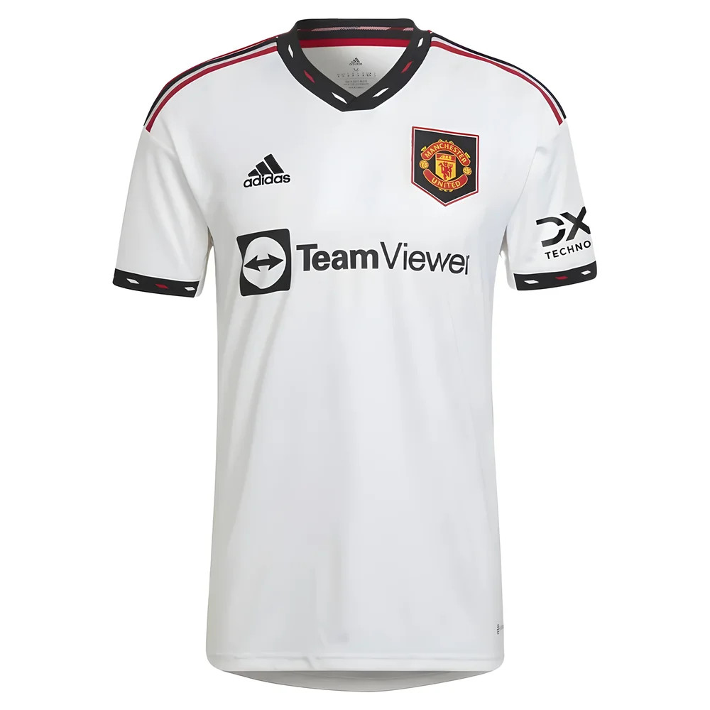 '22-'23 Man Utd Away Shirt Polyester Manchester United Made By: Adidas Men's White Small