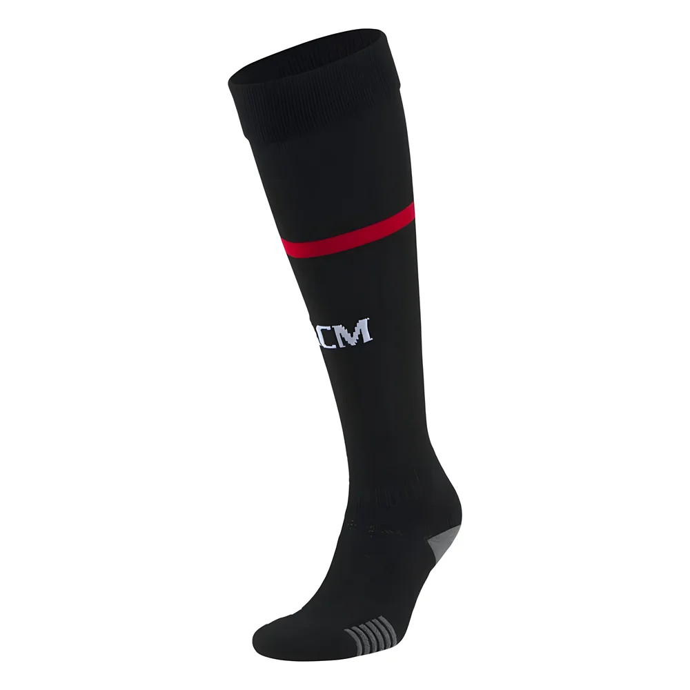 '22-'23 Ac Milan Home Socks (Black) Polyester Made By: Puma Men's Black Medium