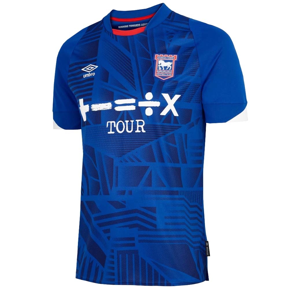 Umbro Ipswich Town Mens SS Home Shirt 2022/23