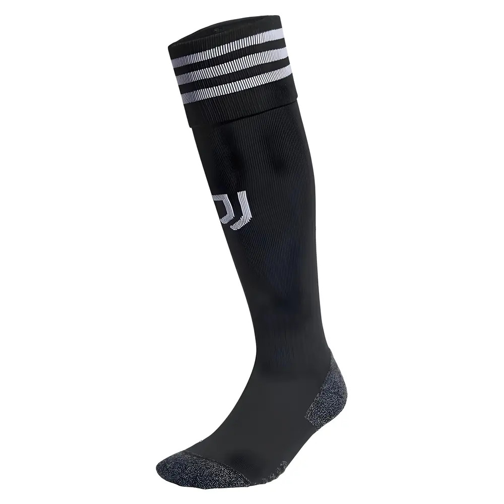 '22-'23 Juventus Away Socks (Black) Polyester Made By: Adidas Men's Black Large