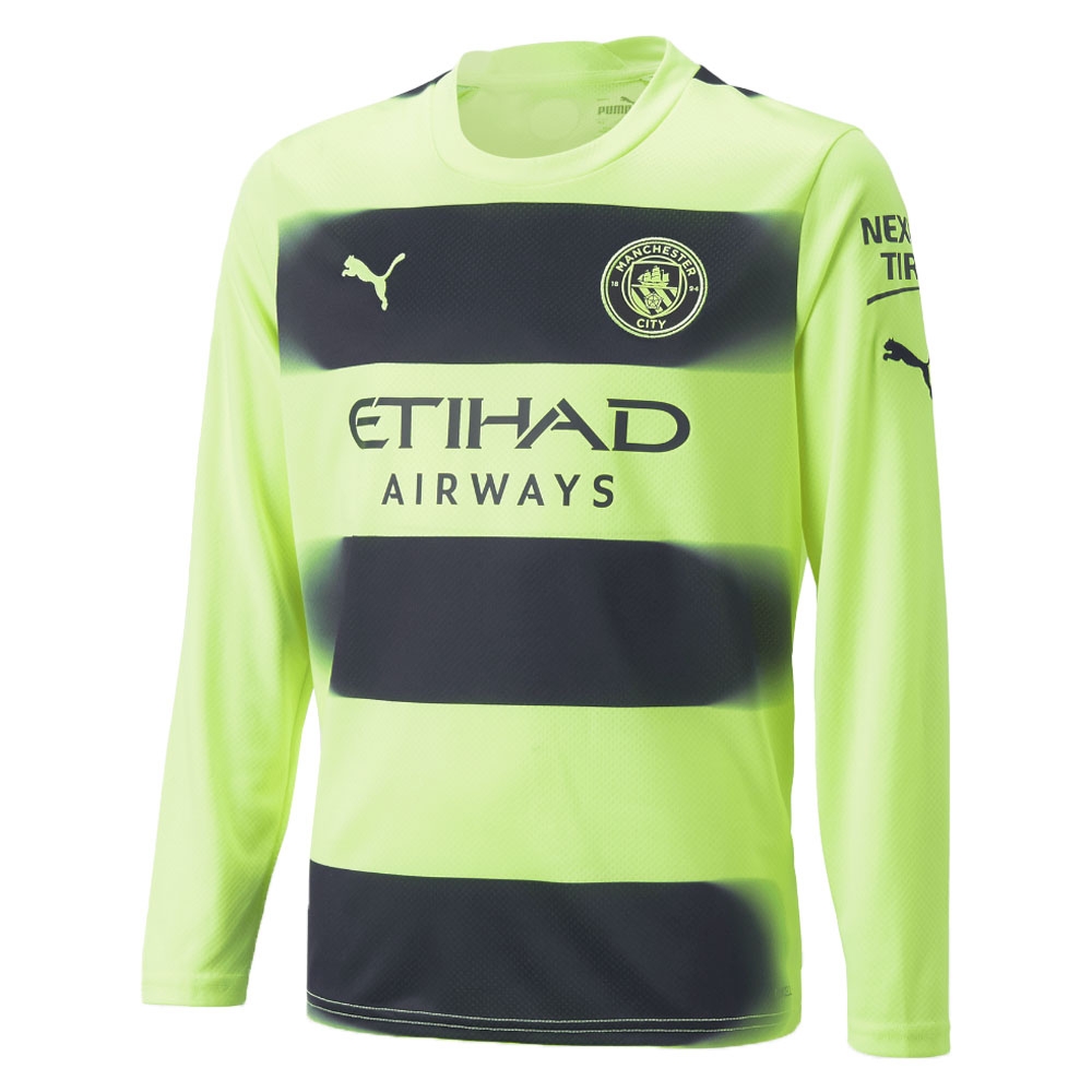 Puma 2022-2023 Man City Long Sleeve Away Shirt