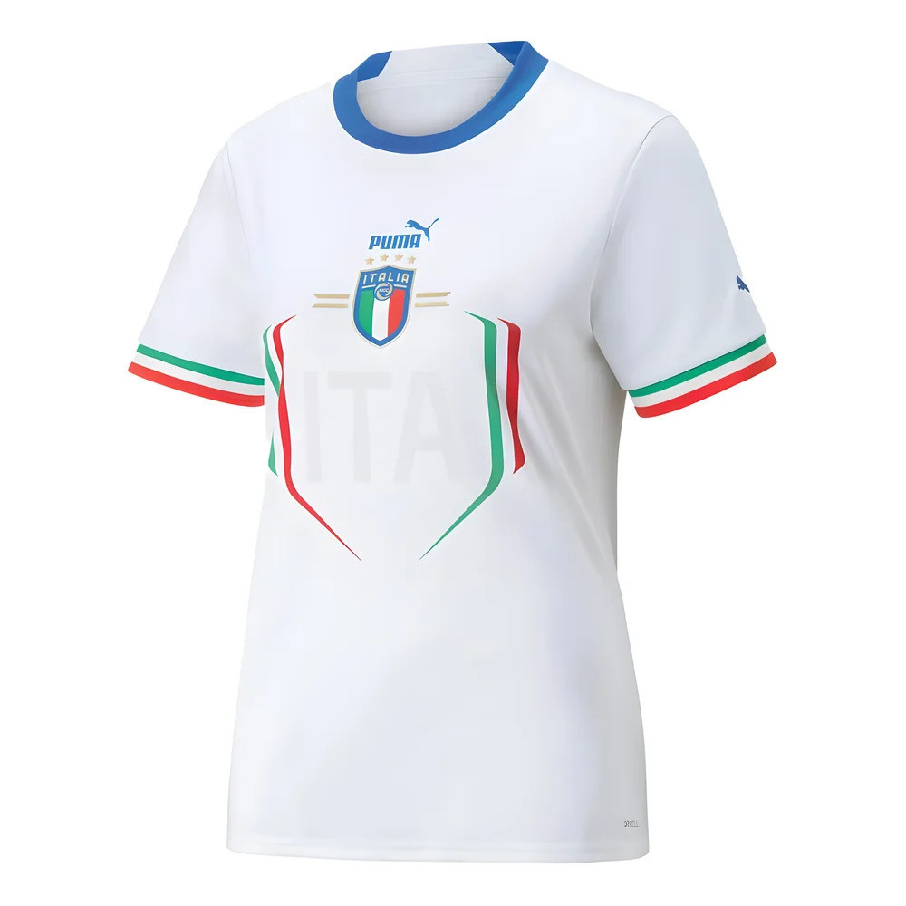 '22-'23 Italy Away Shirt () Polyester Made By: Puma Women's White Extra Small