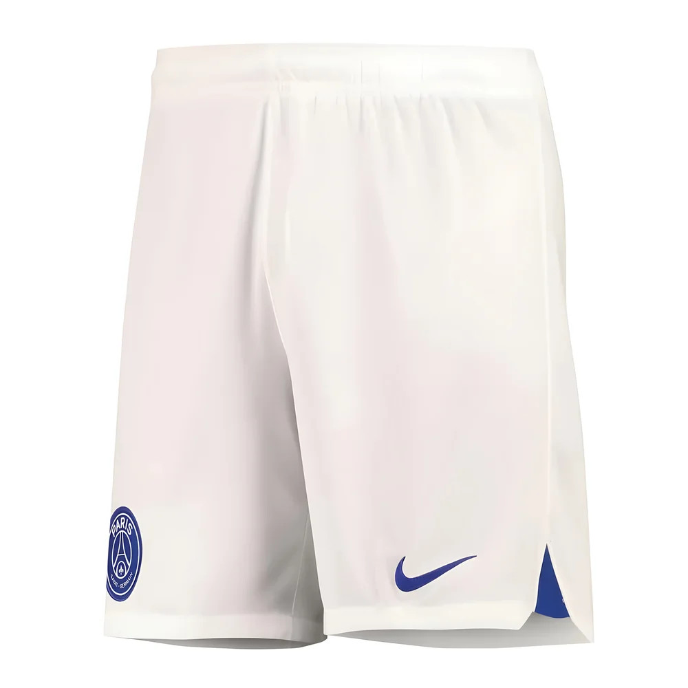 '22-'23 Psg Third Shorts Polyester Made By: Nike Men's White Xxl