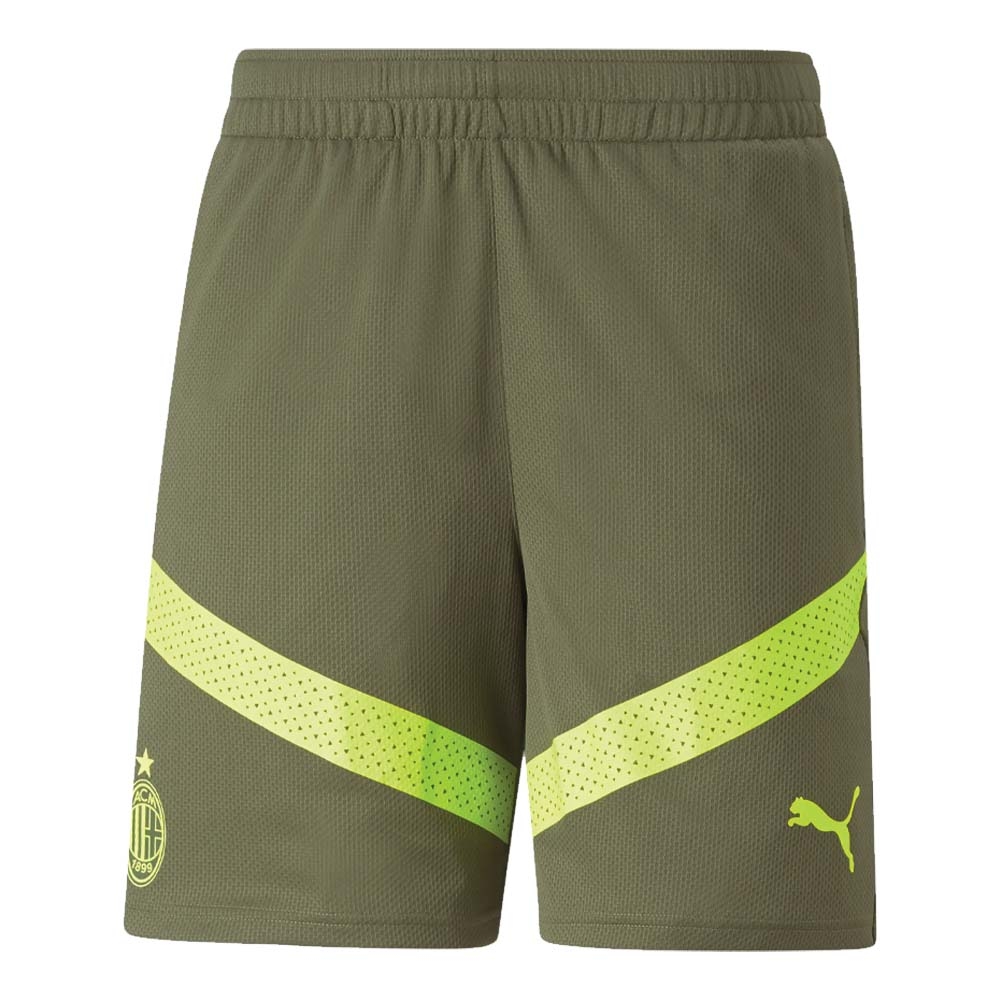 '22-'23 Ac Milan Training Shorts (Dark ) Polyester Made By: Puma Men's Green Xxl