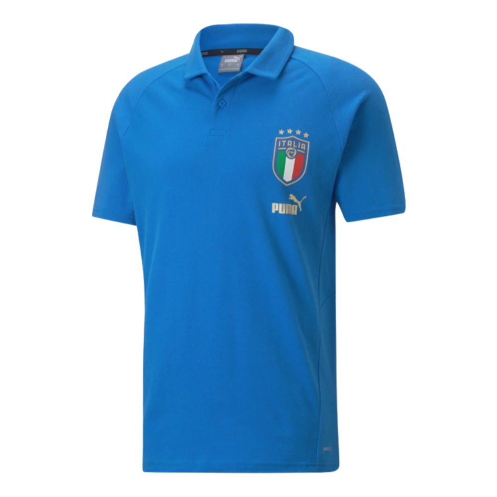 2022-2023 Italy Player Casuals Polo (Blue)