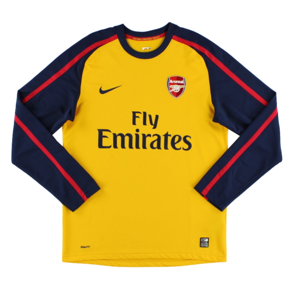 arsenal long sleeve away shirt