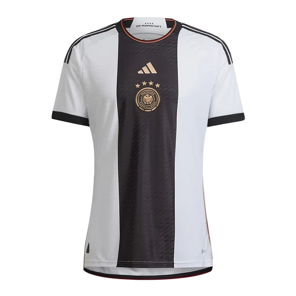 '22-'23 Germany Authentic Home Shirt Polyester Made By: Adidas Men's White Xxl