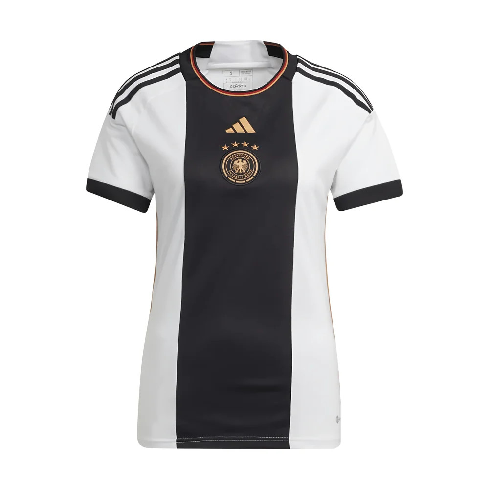 '22-'23 Germany Home Shirt () Polyester Made By: Adidas Women's White Extra Small