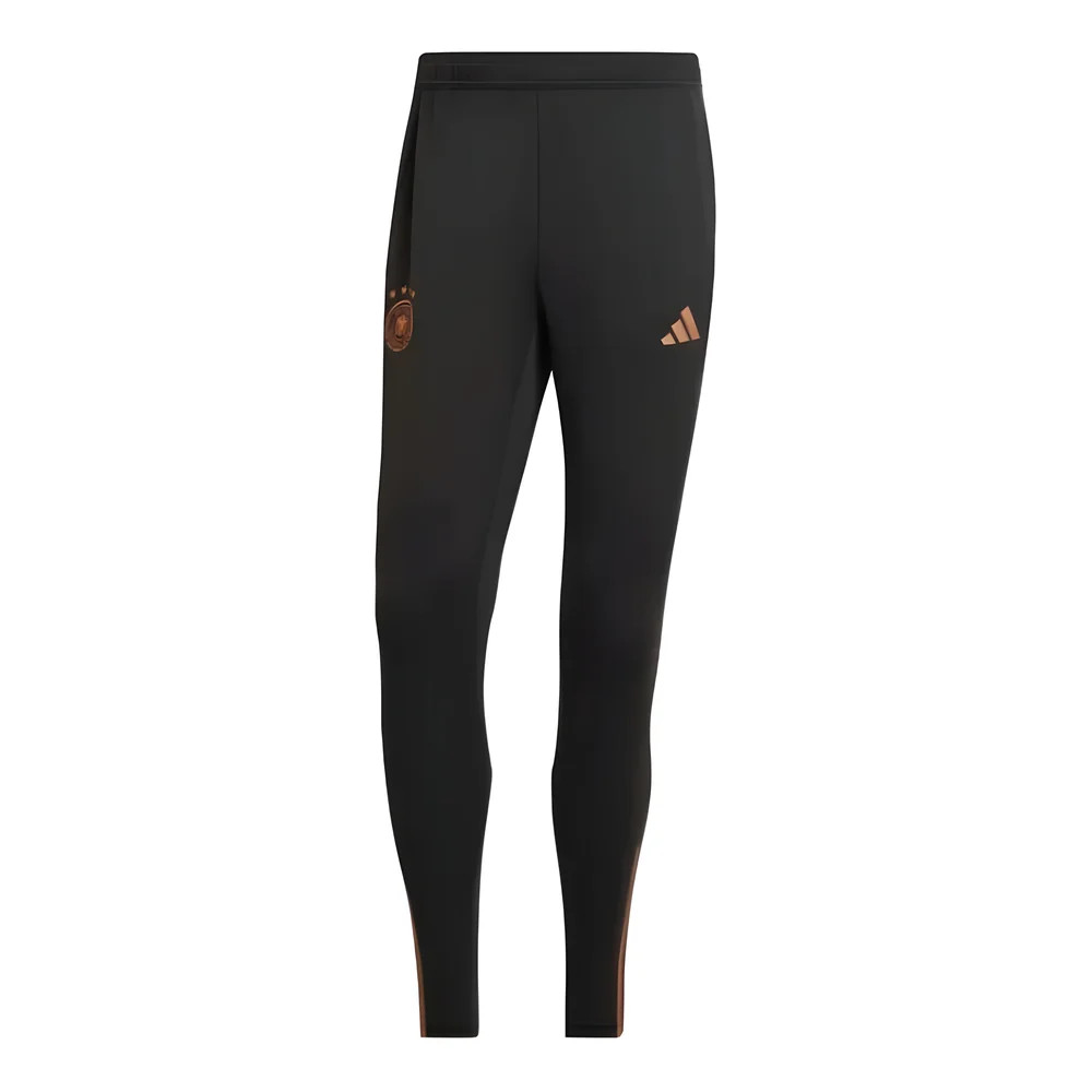 '22-'23 Germany Training Pants (Black) Polyester Made By: Adidas Men's Black 42 Waist
