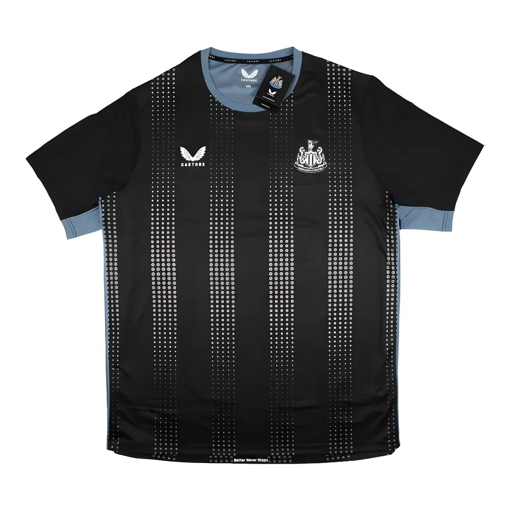'22-'23 Newcastle Staff Training Tee (Black) Polyester Made By: Castore Men's Black Medium