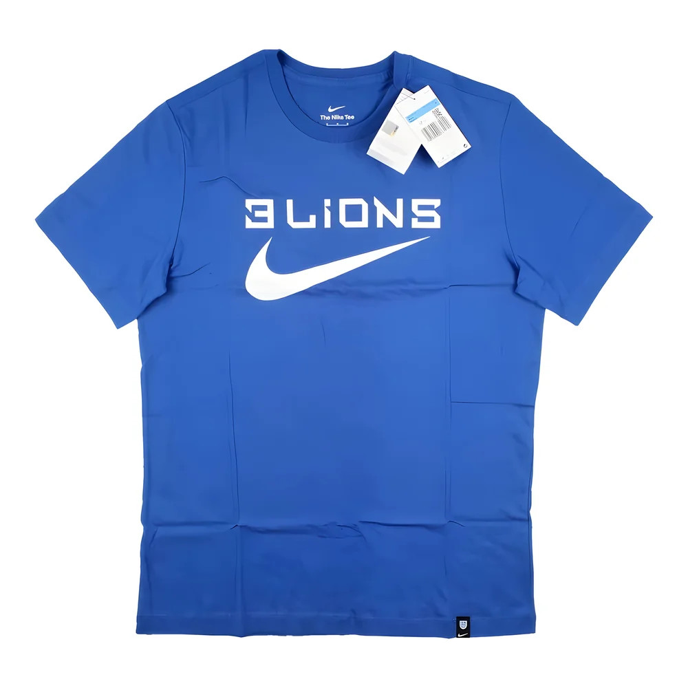 '22-'23 England Three Lions Tee (Blue) Polyester Made By: Nike Men's Blue Xxl