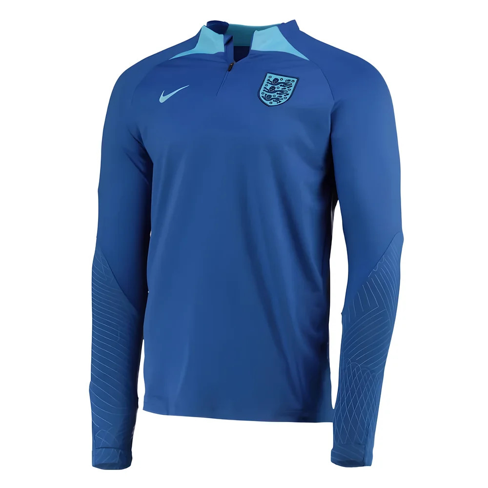 '22-'23 England Strike Drill Training Top (Blue) Polyester Made By: Nike Men's Blue Xxl