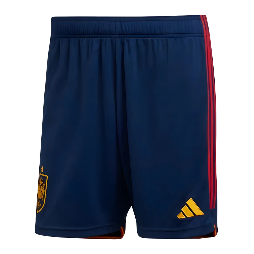 '22-'23 Spain Home Shorts (Navy) Polyester Made By: Adidas Men's Navy Xxl
