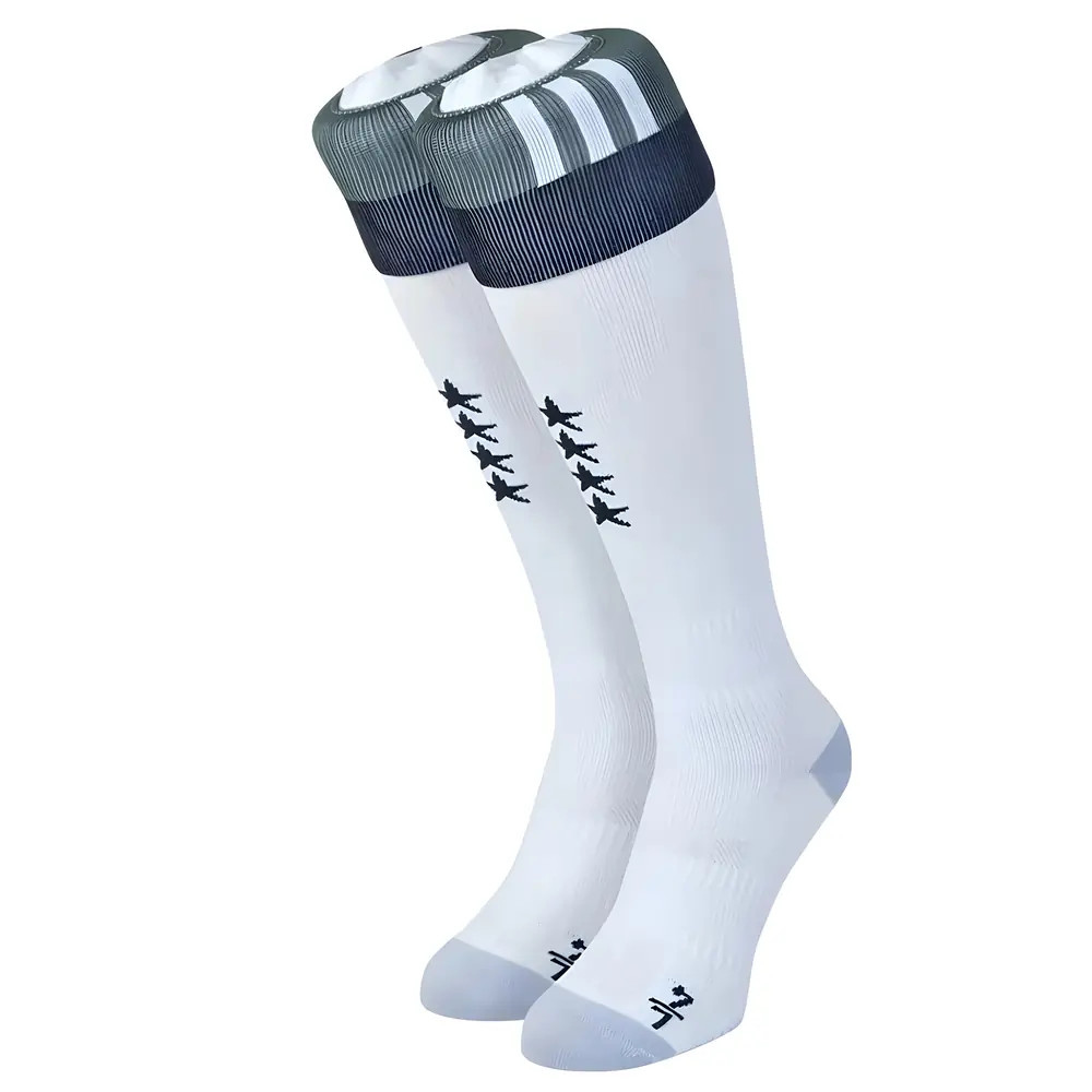 '16-'17 Germany Away Socks (White) Kids Polyester Made By: Adidas Unisex Kids White Large