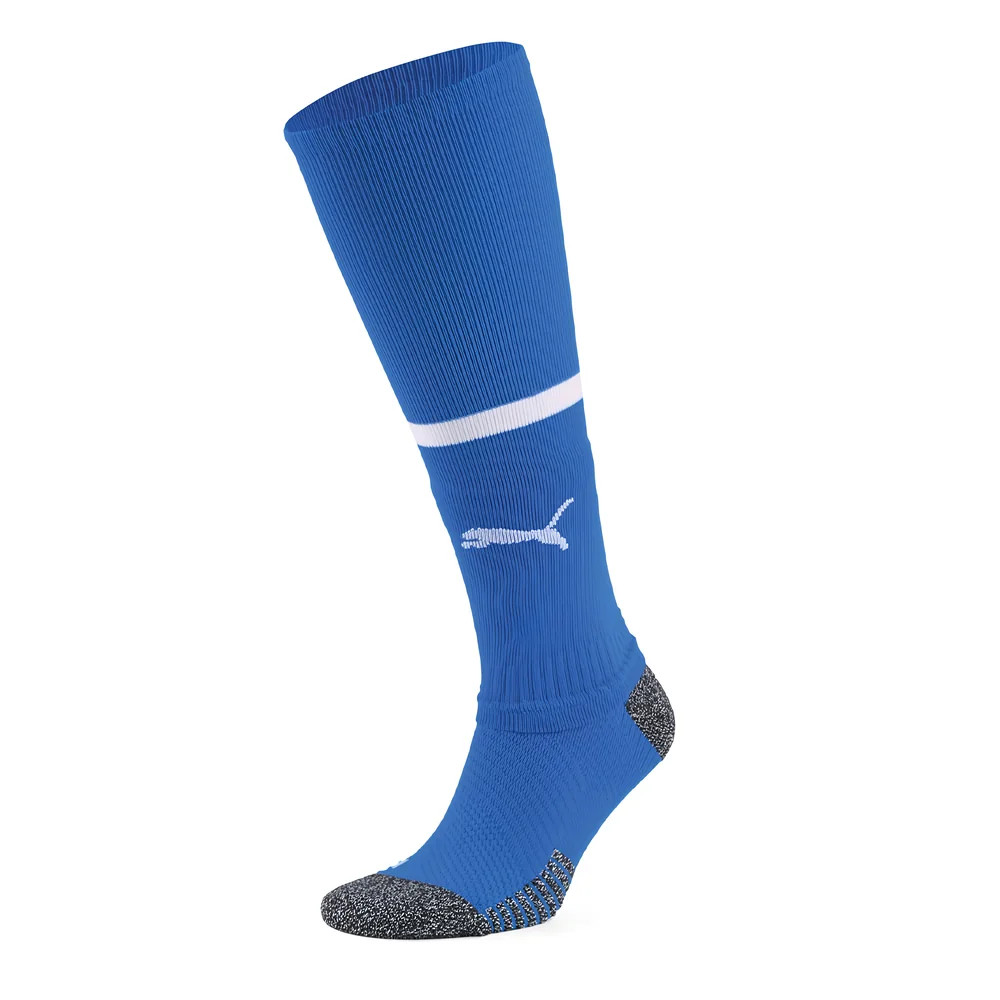 '22-'23 Manchester City Goalkeeper Socks (Blue) Polyester Made By: Puma Men's Blue Large