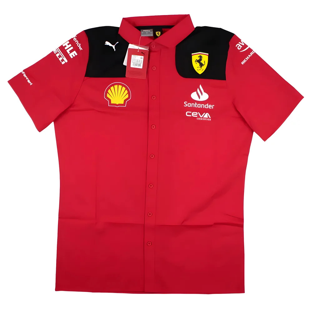 2023 Ferrari Team Shirt (Red) Polyester Made By: Puma Men's Red Medium