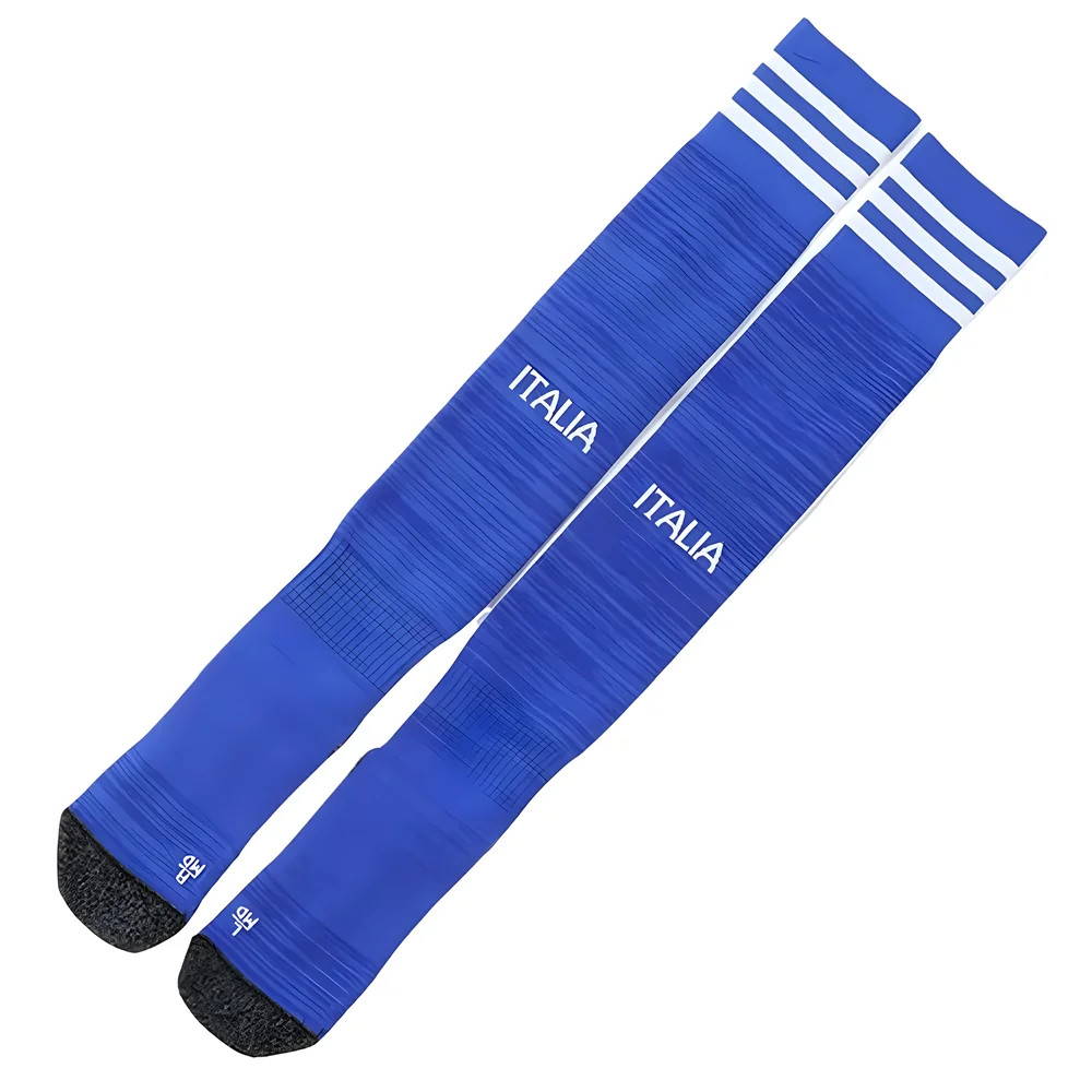 '23-'24 Italy Home Socks (Blue) Polyester Made By: Adidas Men's Blue Large