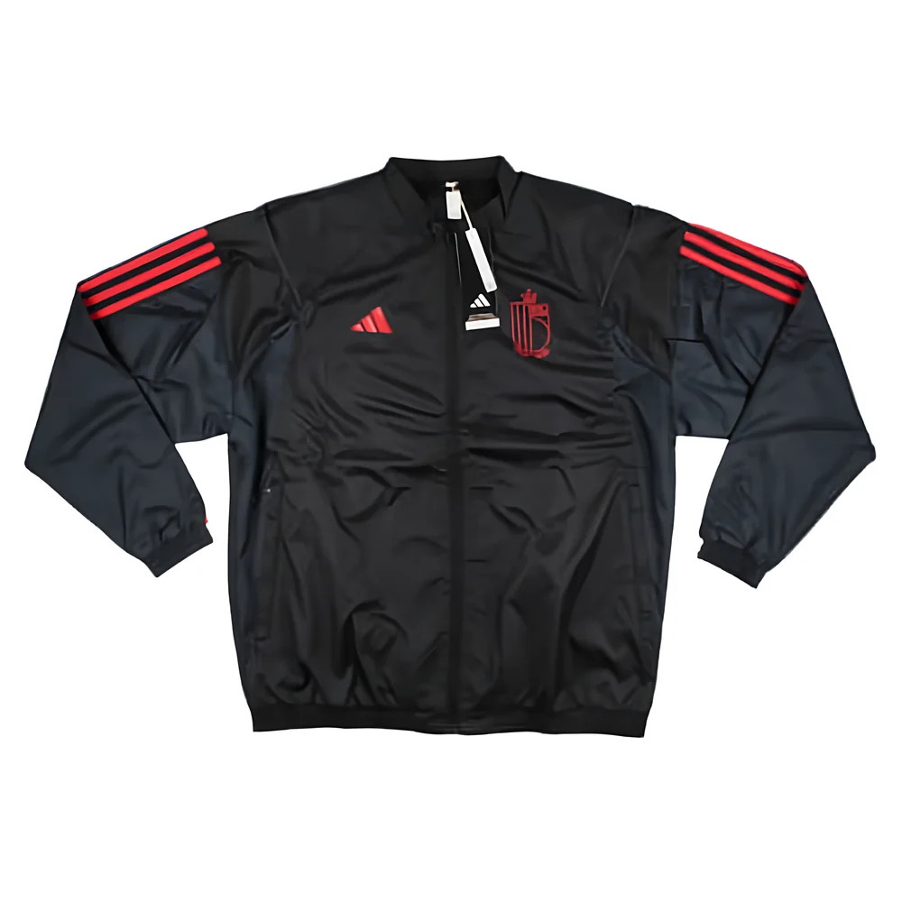 '23-'24 Belgium Presentation Jacket (Black) - Polyester Made By: Adidas Women's Black Extra Small