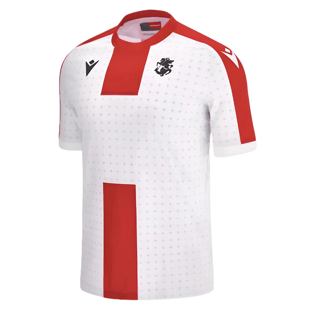 '23-'24 Georgia Home Shirt Polyester Made By: Macron Men's White 5XL