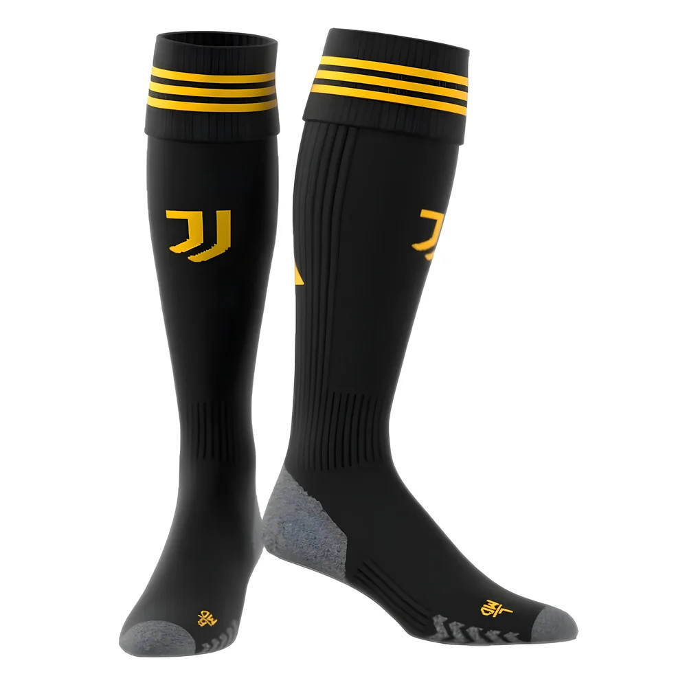 '23-'24 Juventus Home Socks (Black) Adults Polyester Made By: Adidas Unisex Black Small